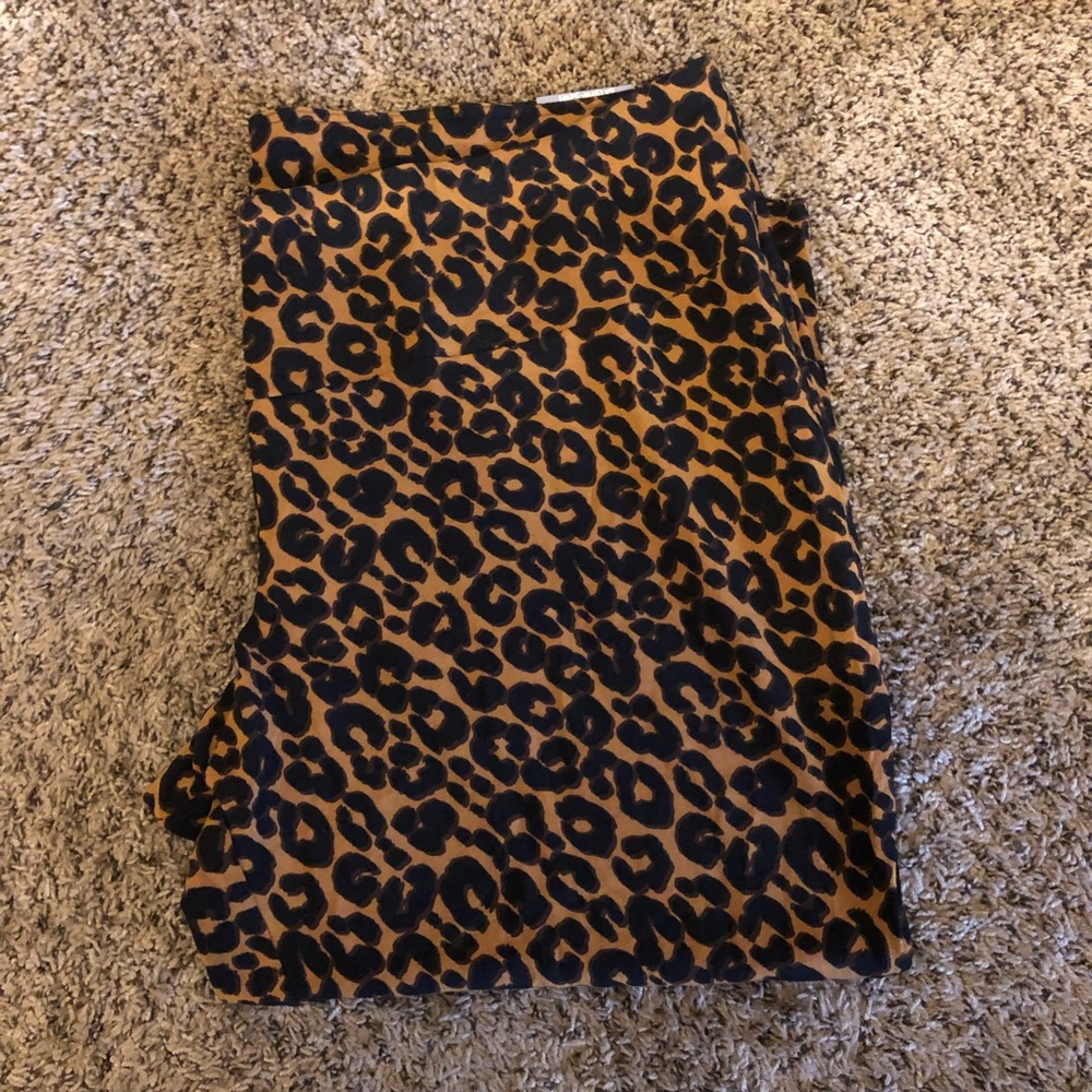 Nwt woman’s plus size leopard print leggings. Not see through. - Picture 3 of 3